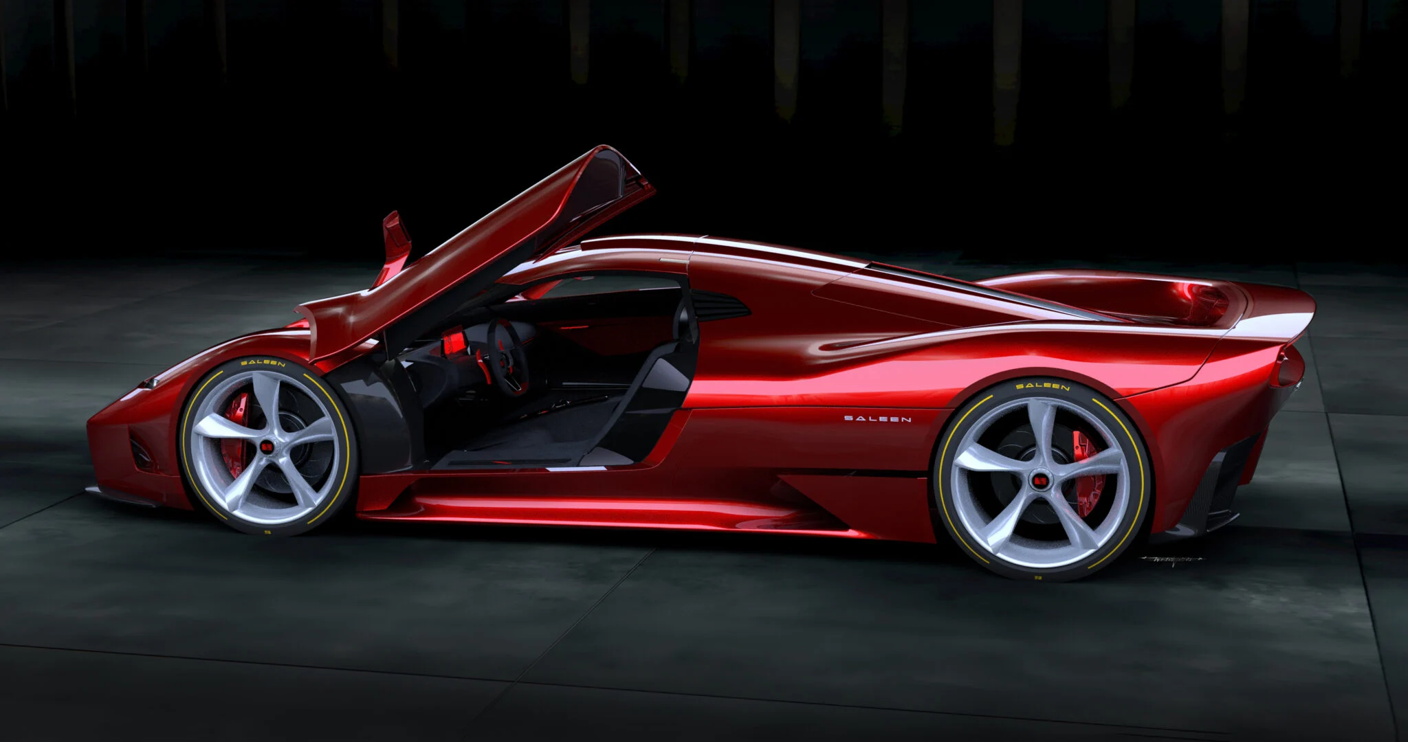 Saleen S11 interior design render