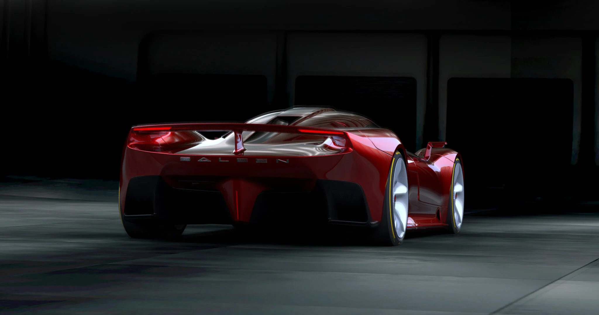 Saleen S11 design render, rear