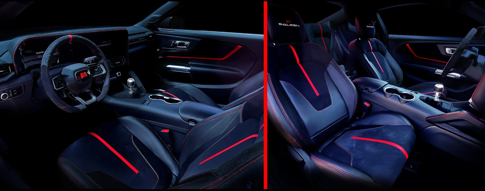 Saleen 302 Black Label cockpit