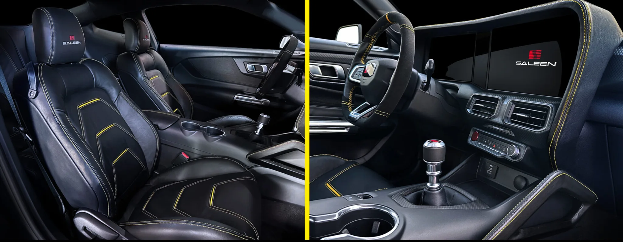 Saleen 302 White Label cockpit