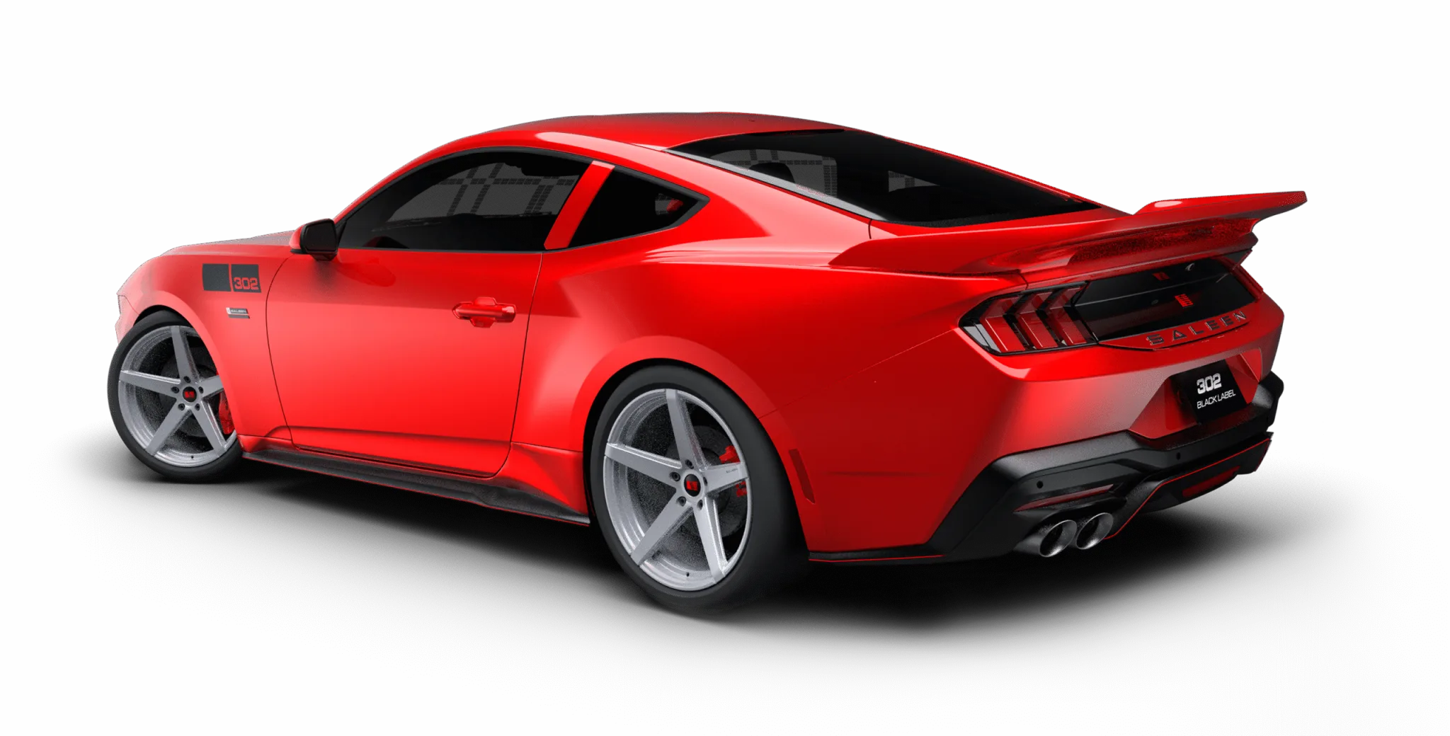 Saleen 302 White Label, three-quarter rear view
