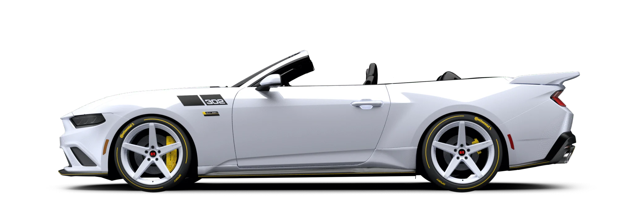 Saleen 302 Yellow Label convertible, side view