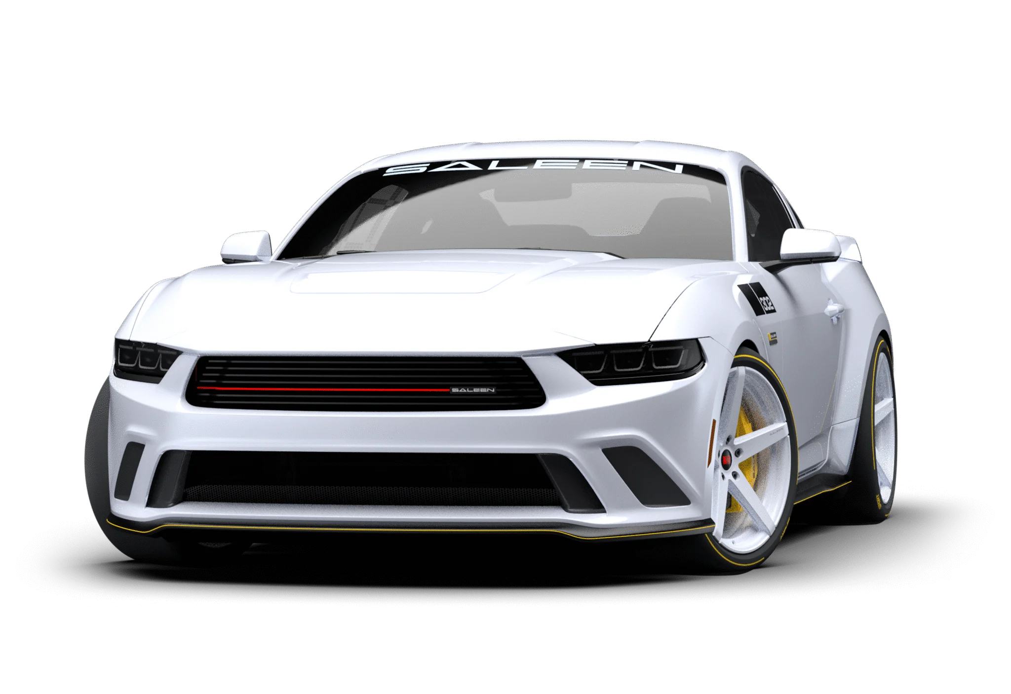 Saleen 302 Yellow Label, three-quarter front view