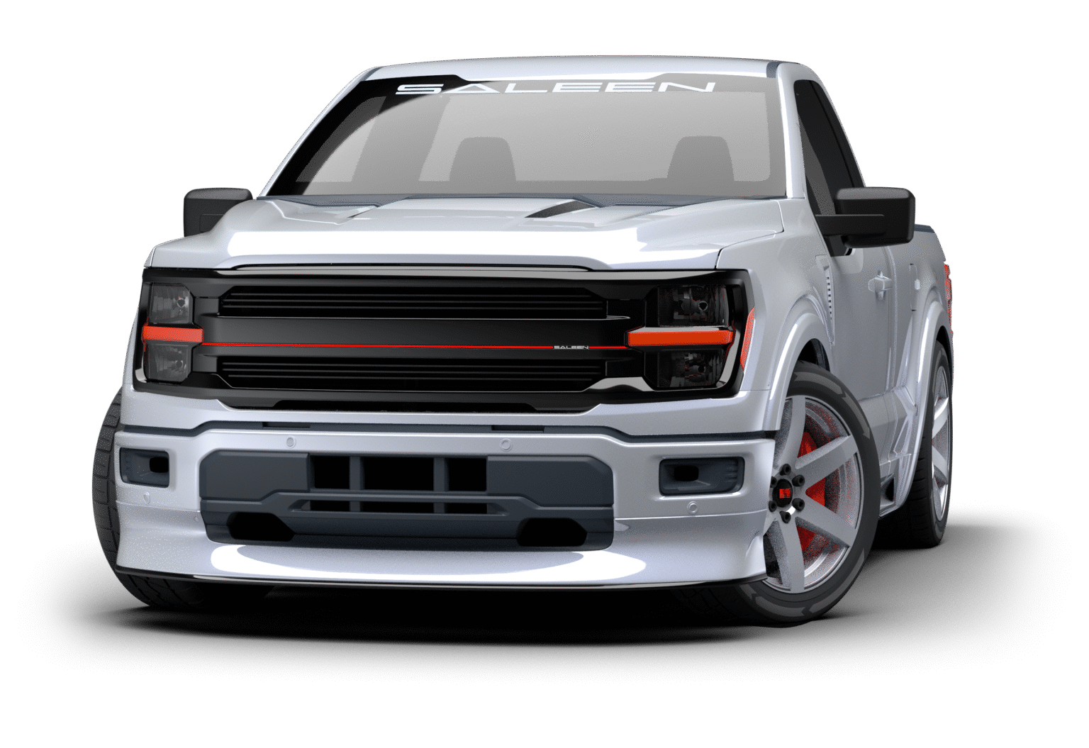 Saleen Sportruck Black Label, three-quarter front view